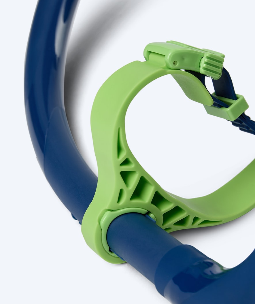 Watery frontsnorklar för simning - Phoenix Elite - Blå/grön