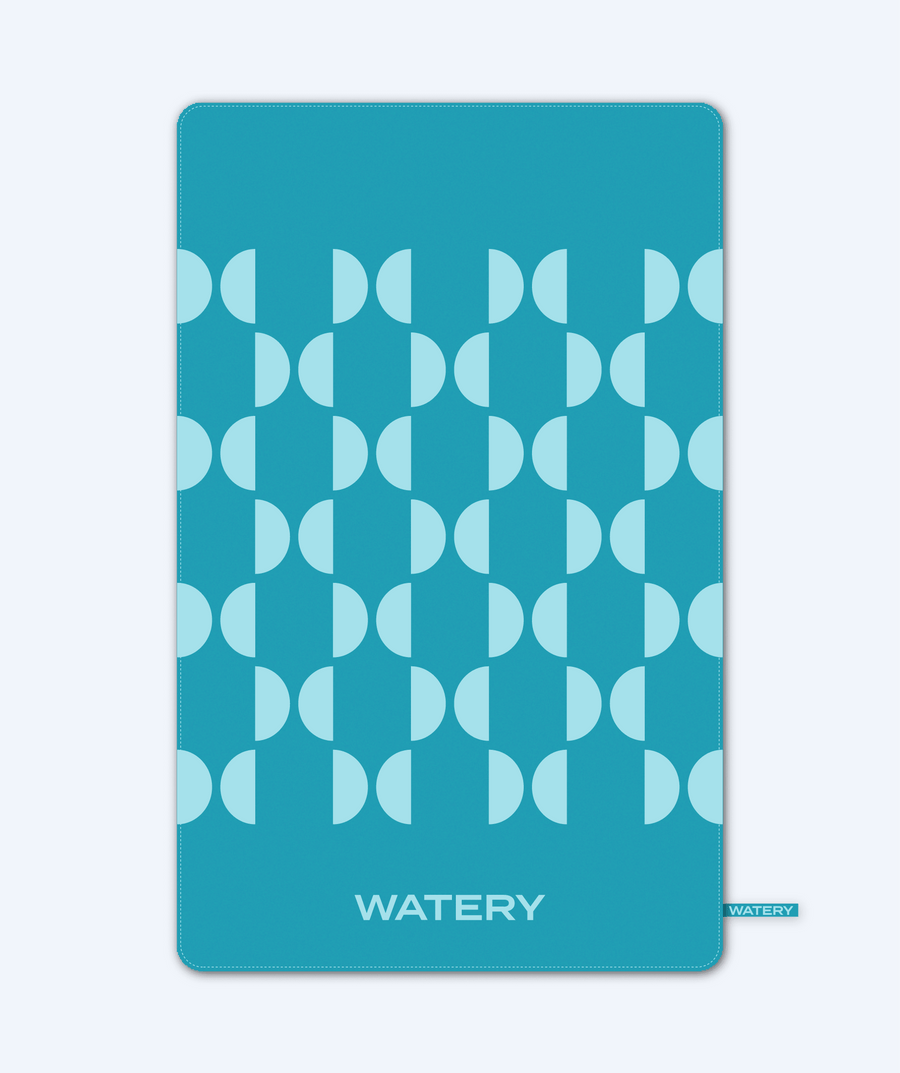 Watery microfiber handduk (160 x 80 cm) - Rafferty - Ocean Blue