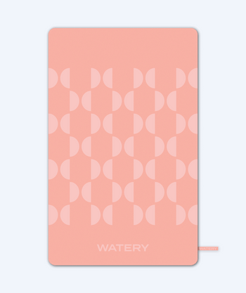 Watery microfiber handduk (160 x 80 cm) - Rafferty - Blurish Pink