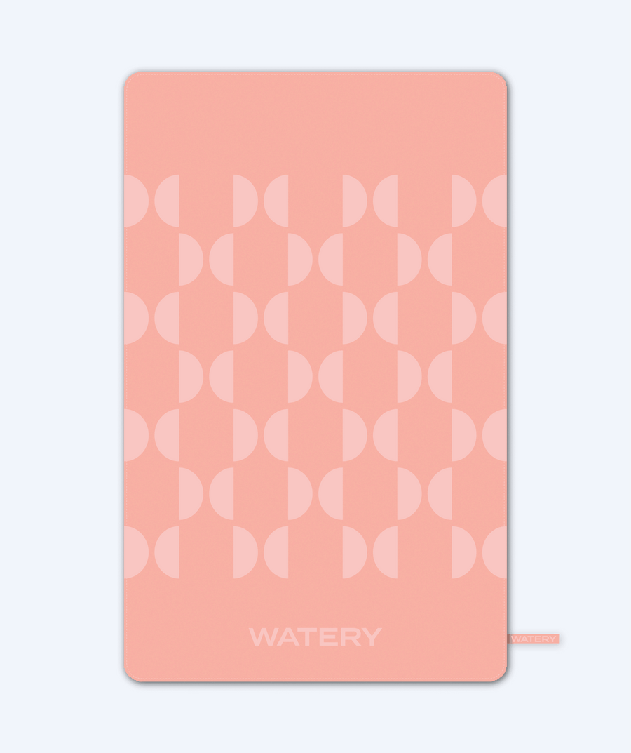 Watery microfiber handduk (160 x 80 cm) - Rafferty - Blurish Pink