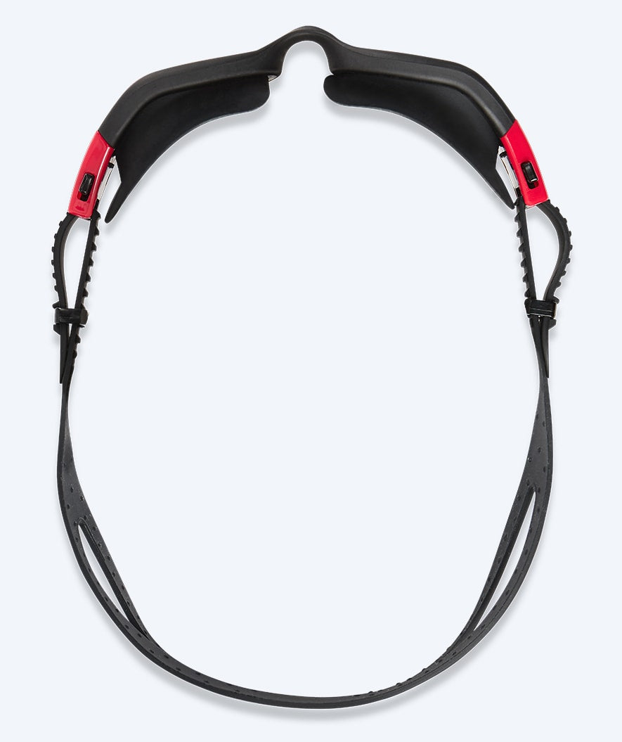 Watery motionssimglasögon - Raven Active - Svart/röd (Smoke lins)