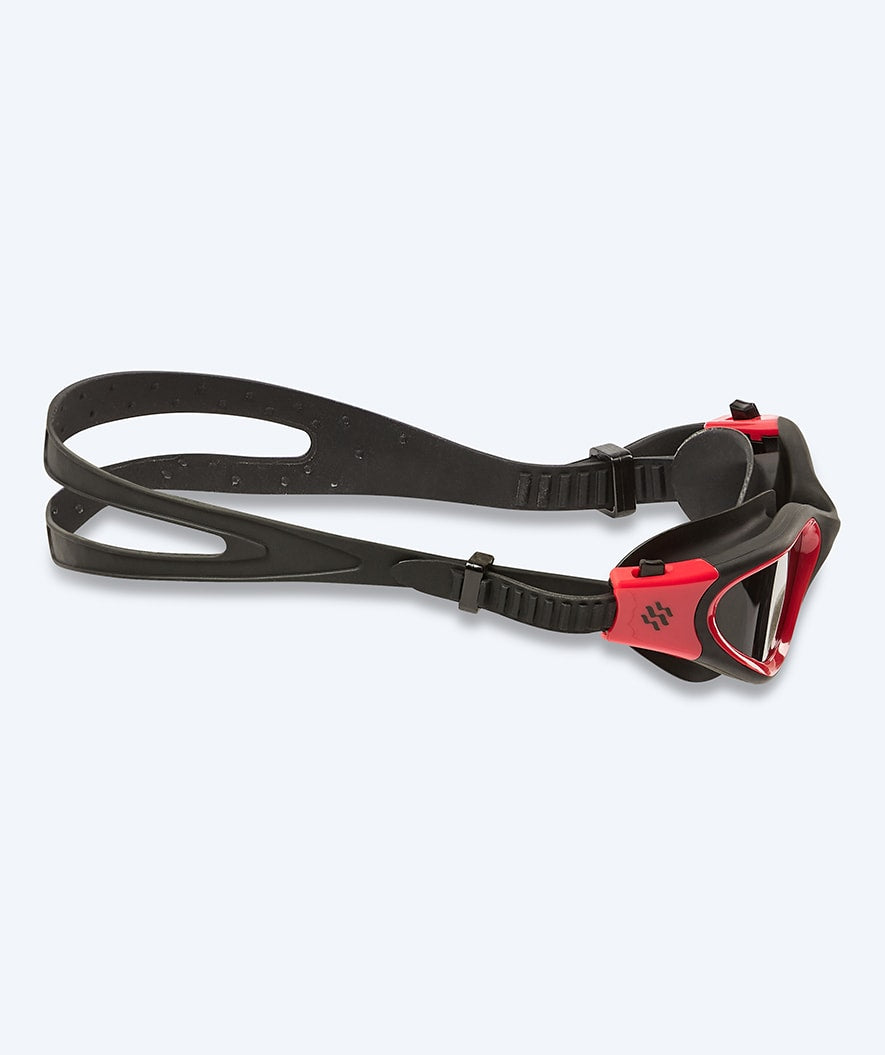 Watery motionssimglasögon - Raven Active - Svart/röd (Smoke lins)