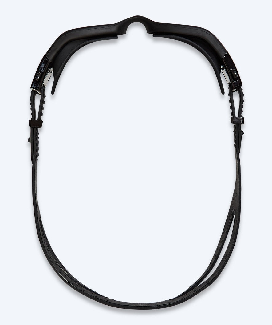 Watery närsynta simglasögon med styrka för vuxna - (-2.0) till (-6.0) - Raven Active - Svart (Smoke lins)