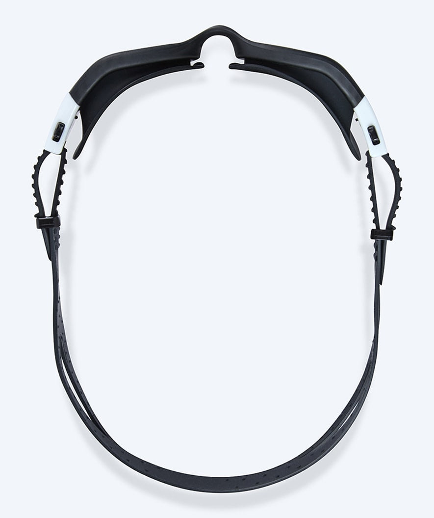 Watery motionssimglasögon - Raven Mirror - Svart/vit