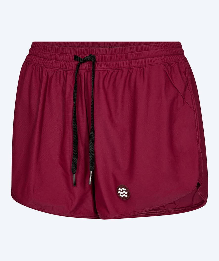 Watery badshorts för dam - Remington - Mörkröd