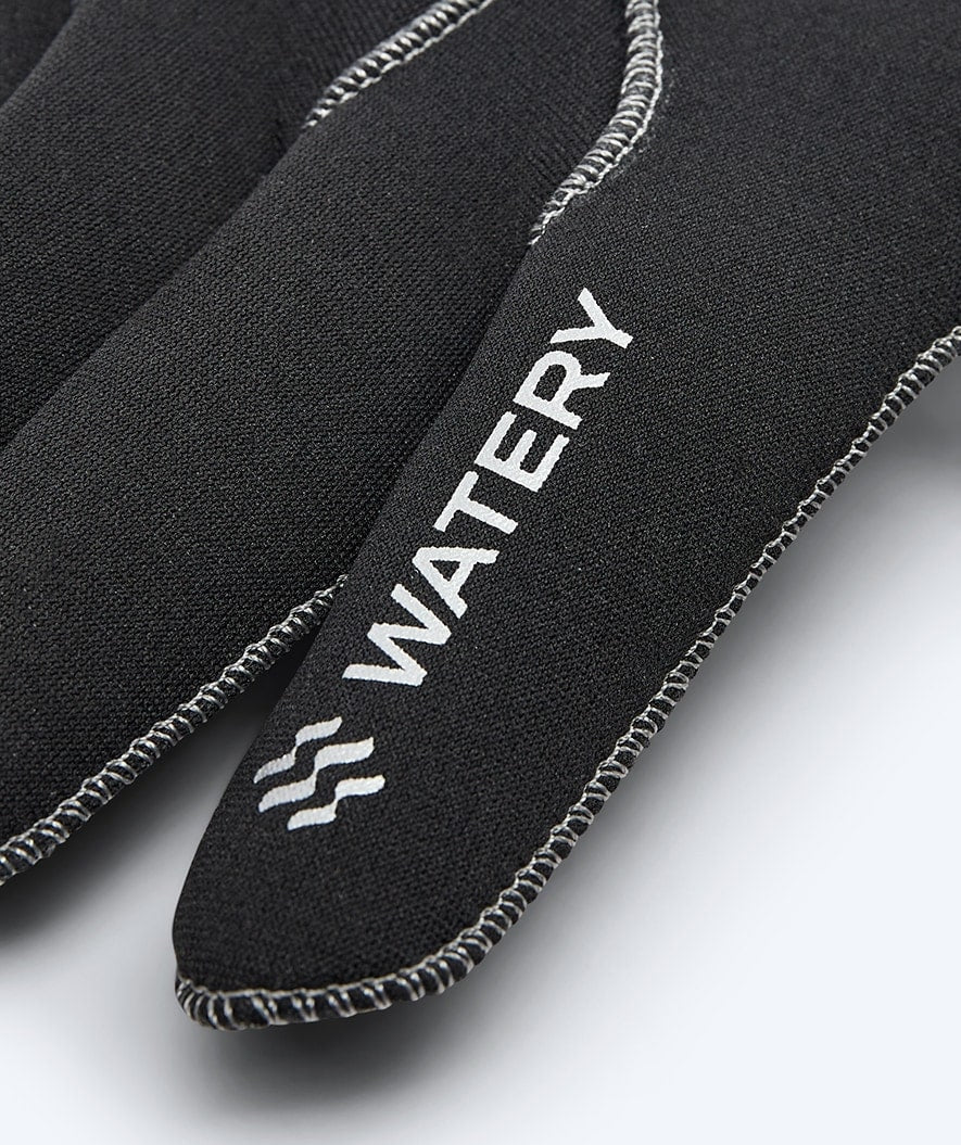 Watery neoprenhandskar - Reptile (3 mm) - Svart