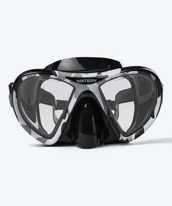 Watery cyklop för vuxna (från 12 år) - Rudder Camo - Svart