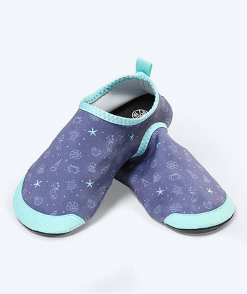 Watery badstrumpor för barn - Seadon - Atlantic Turquoise