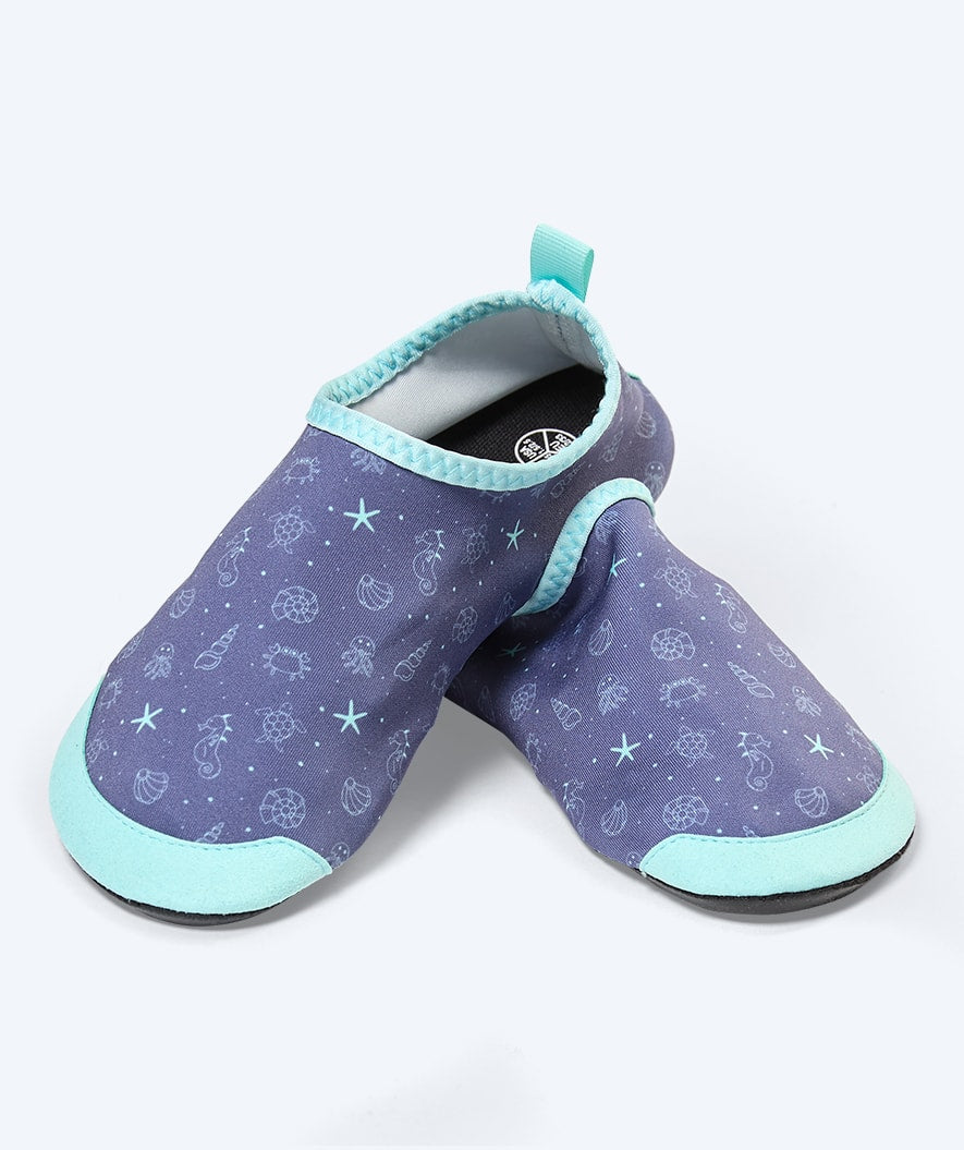 Watery badstrumpor för barn - Seadon - Atlantic Turquoise