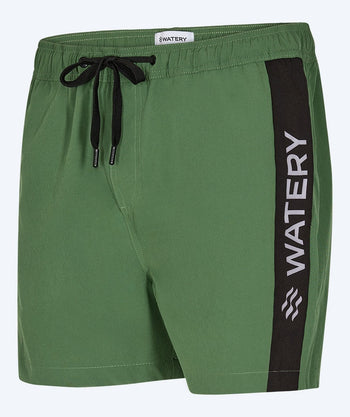 Watery badshorts för herr - Signature Eco - Dust Green