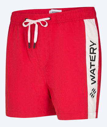 Watery badshorts för herr - Signature Eco - Röd