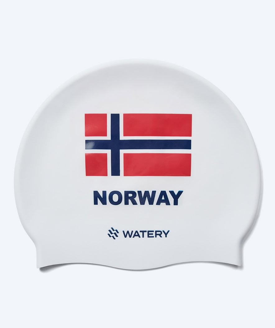 Watery badmössa - Norge - Vit