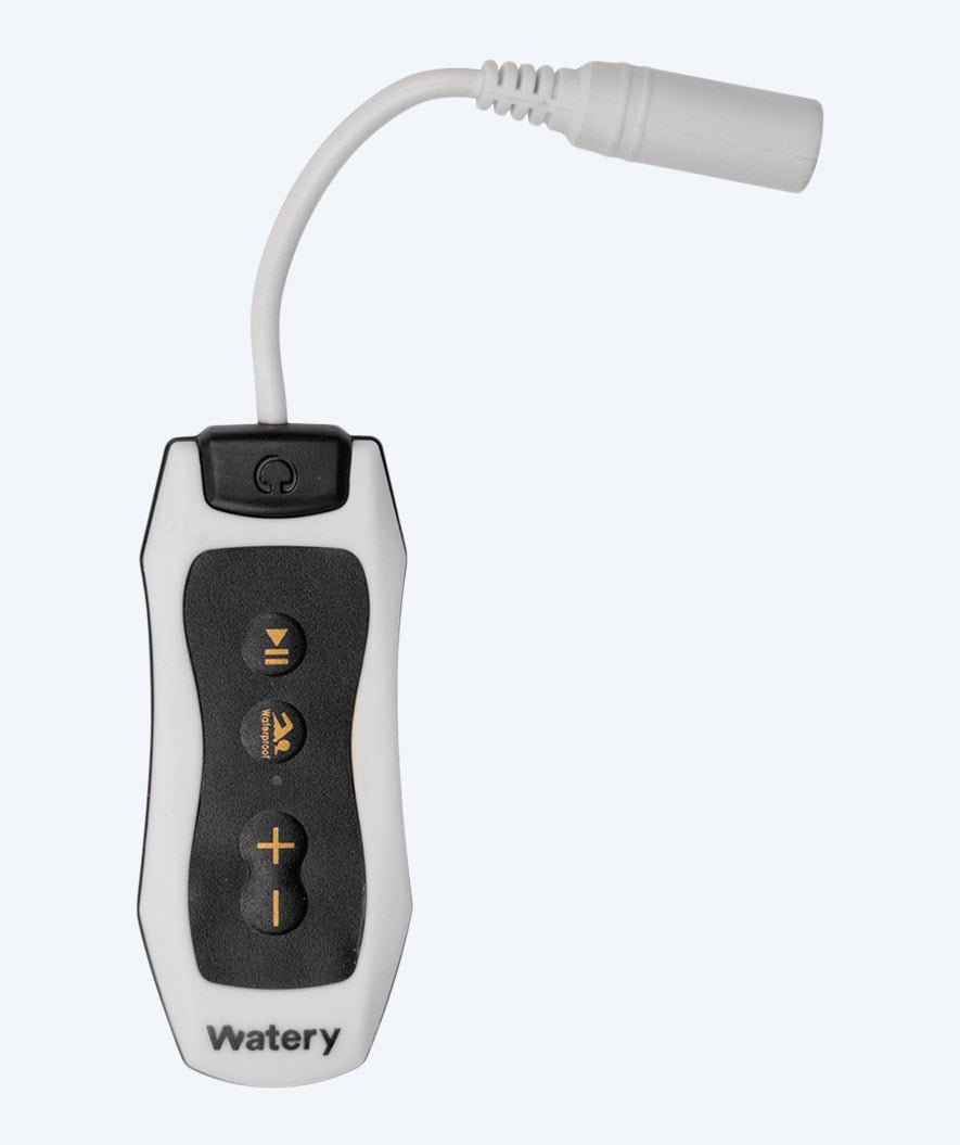 Watery vattentäta MP3 hörlurar - Storm - Vit