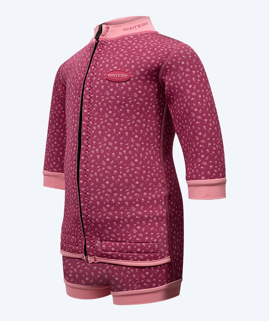 Watery våtdräkt för baby - Tropical Wrap'n Nappy - Atlantic Rosa