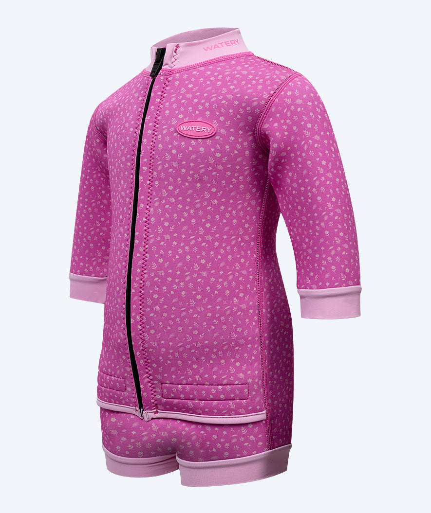 Watery våtdräkt för baby - Tropical Wrap'n Nappy - Rosa