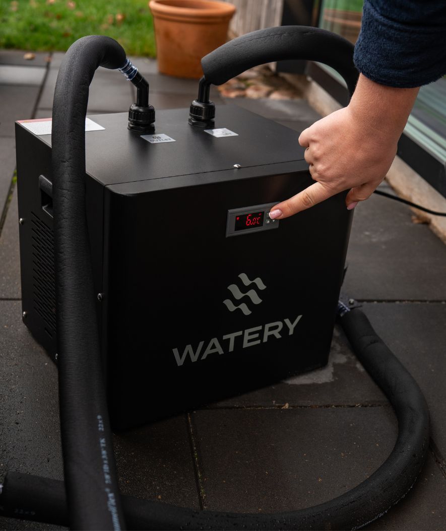 Watery vattenkylare för isbad - Dense Cooler - Svart