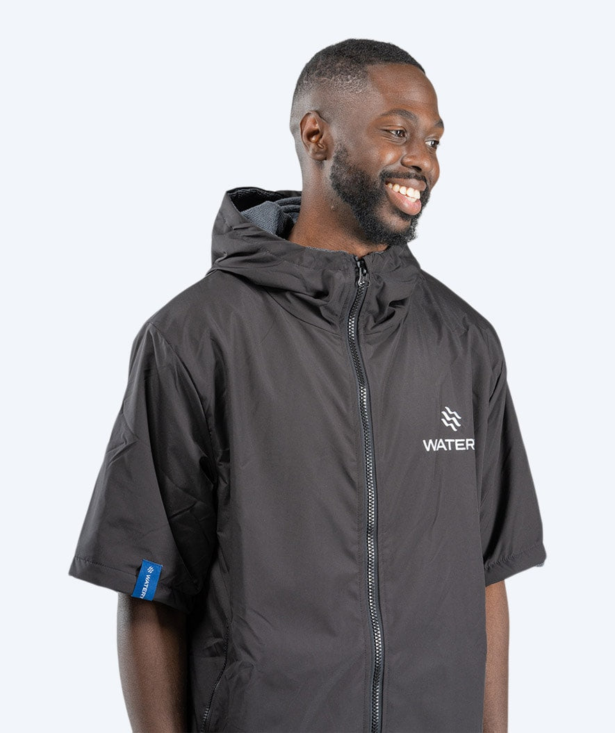 Watery surf poncho - Waterproof - Svart