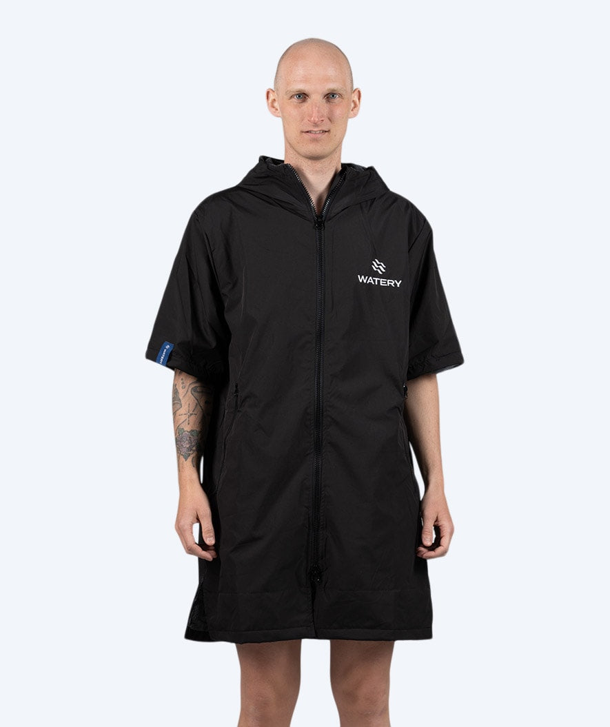 Watery surf poncho - Waterproof - Svart