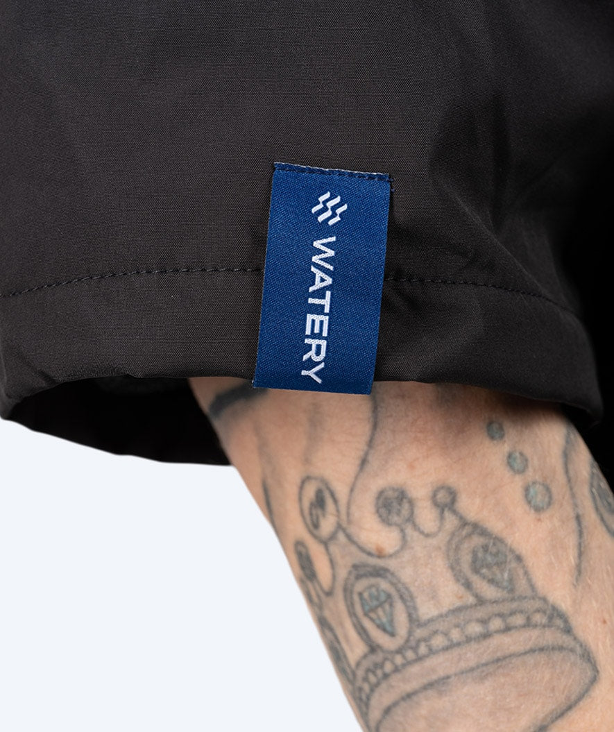 Watery surf poncho - Waterproof - Svart
