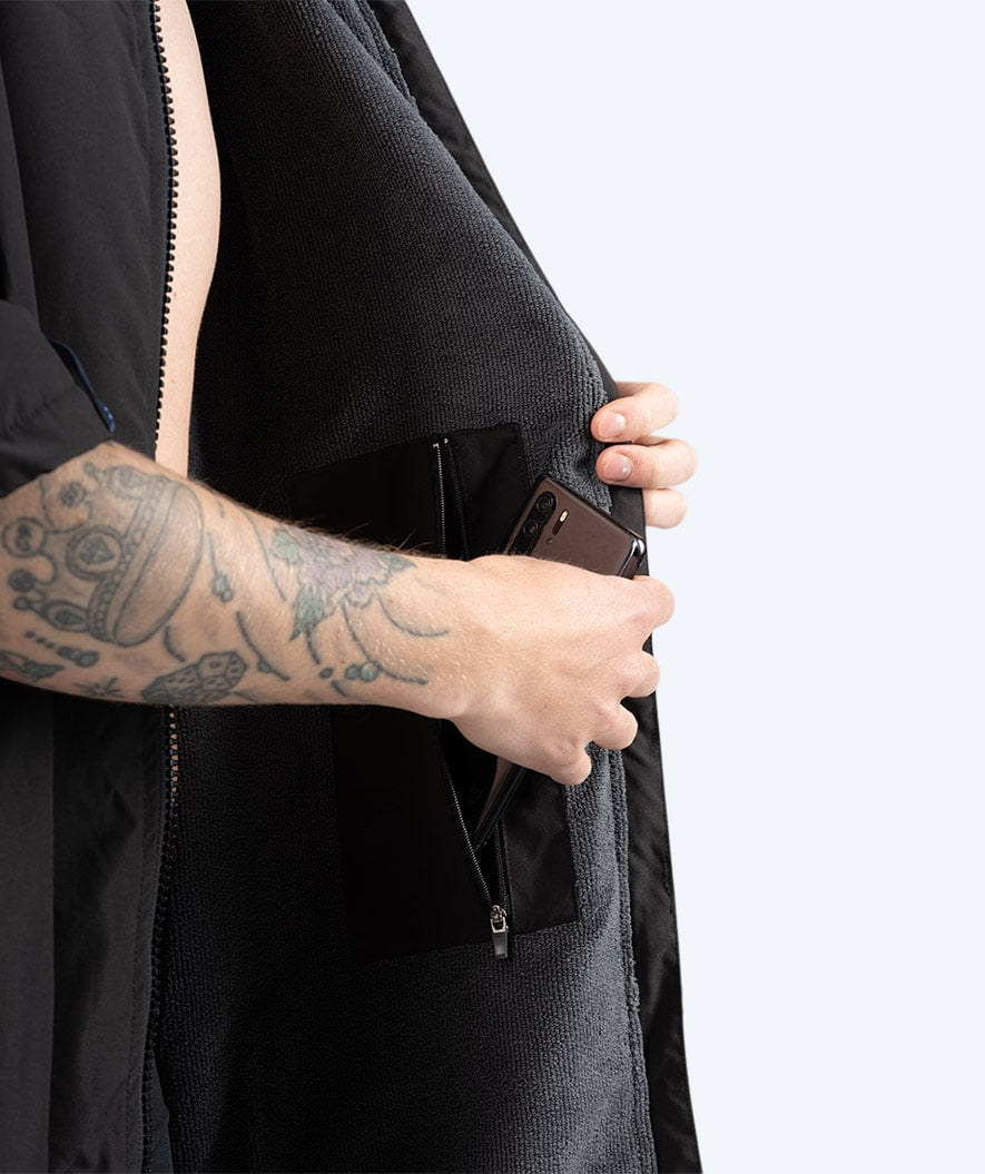 Watery surf poncho - Waterproof - Svart