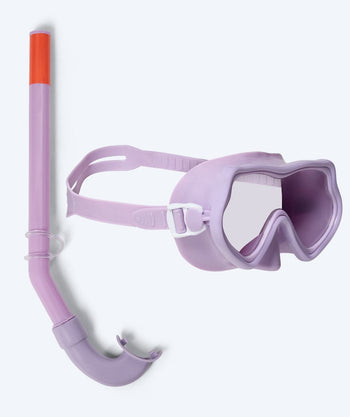 Watery Combo snorkelset för barn (4-10) - Pulina - Lila