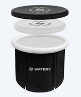 Watery uppblåsbart isbad - Hero - Svart
