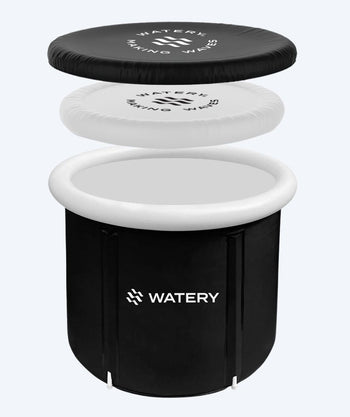 Watery uppblåsbar isbad - Hero - Svart
