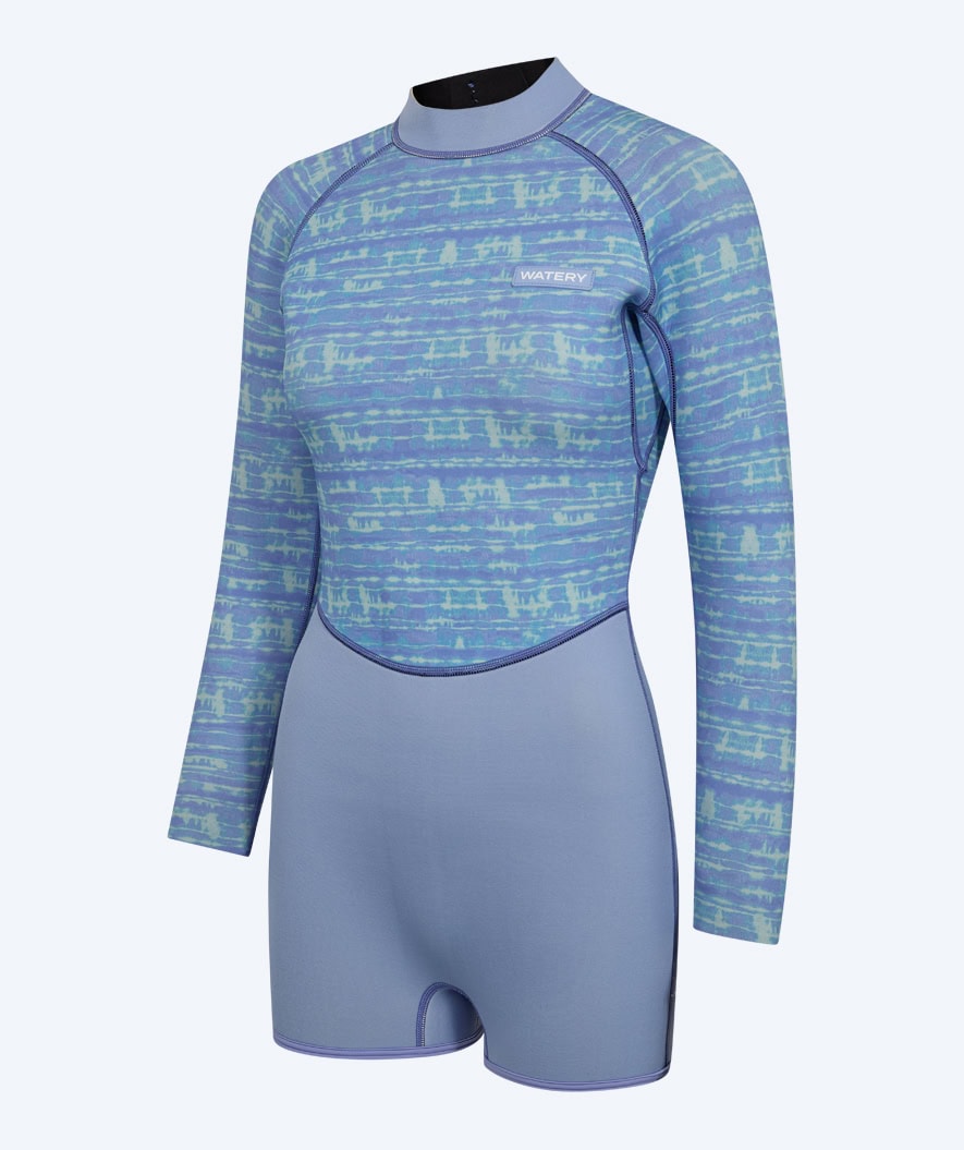Watery neopren springsuit till damer - Compass - Ljusblå