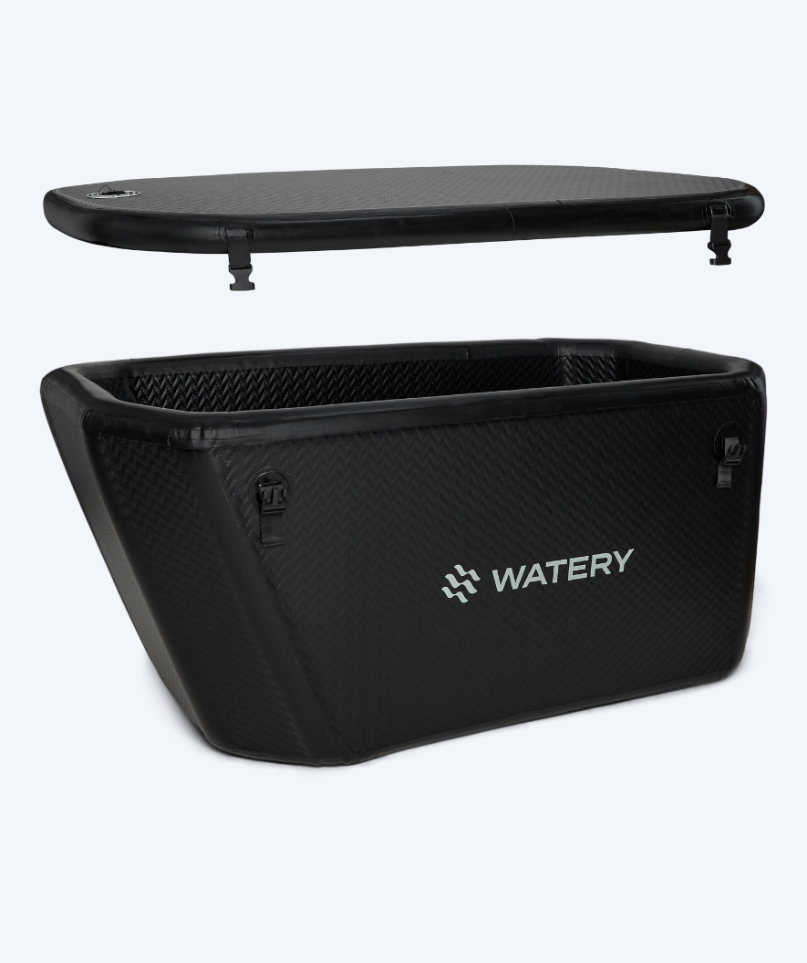 Watery uppblåsbart isbad - Ace - Svart