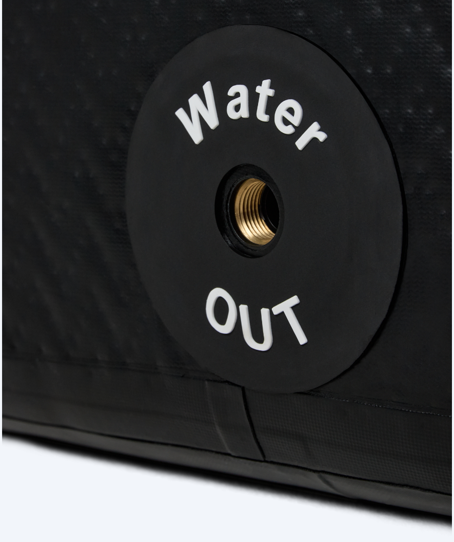 Watery uppblåsbart isbad - Ace - Svart