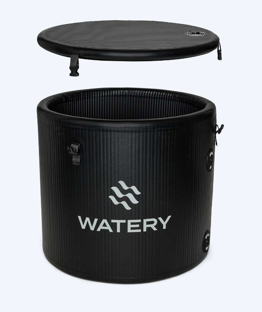 Watery uppblåsbart isbad - Deluxe - Svart