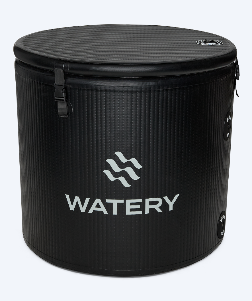 Watery uppblåsbart isbad - Deluxe - Svart