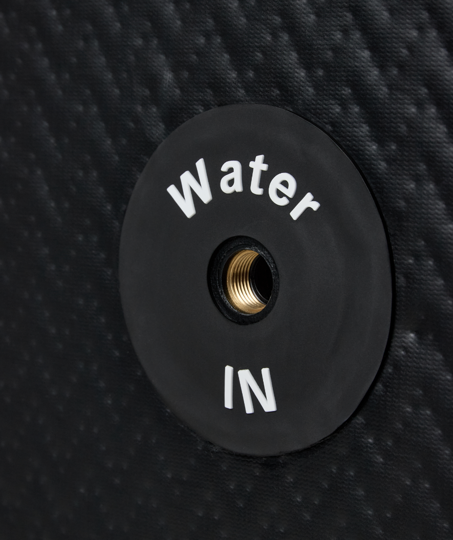 Watery uppblåsbart isbad - Deluxe - Svart