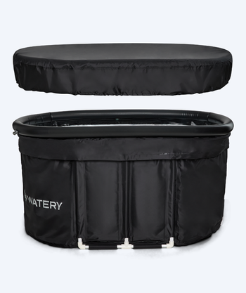 Watery uppblåsbar isbad - Hero Max - Svart