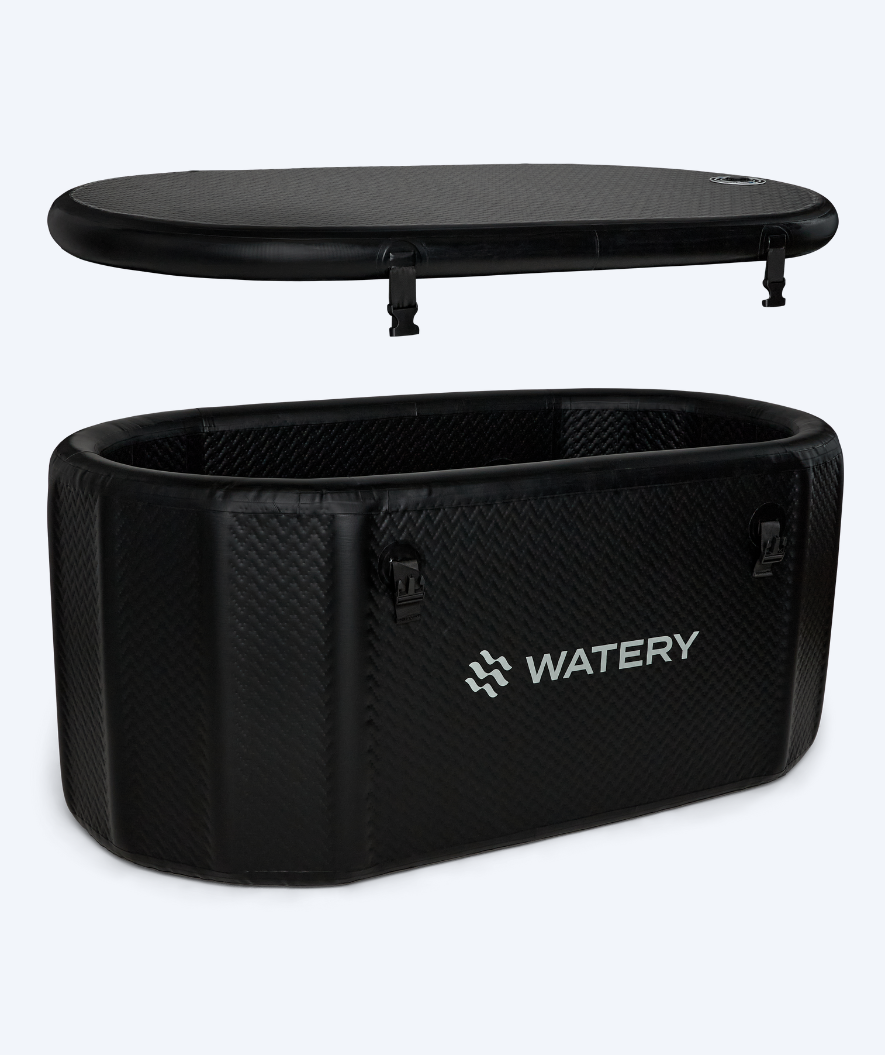 Watery uppblåsbart isbad - Master - Svart
