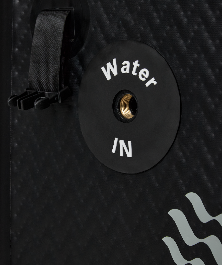 Watery uppblåsbart isbad - Master - Svart
