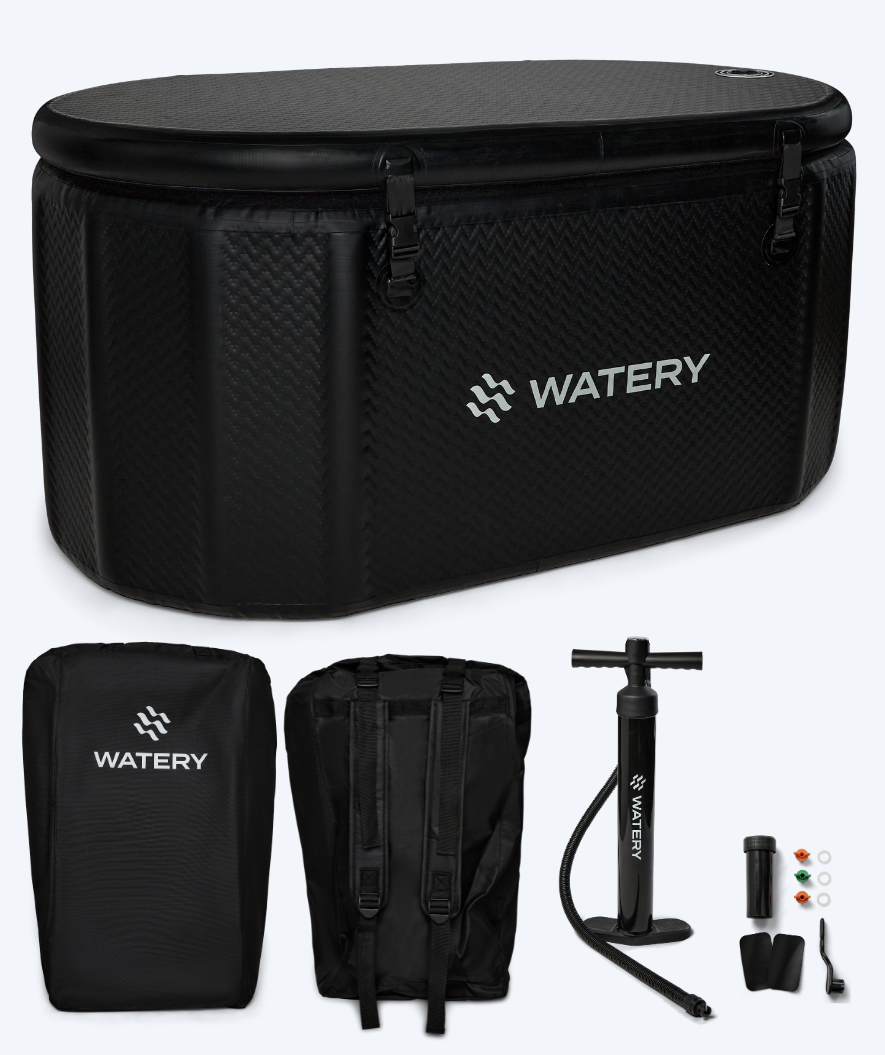 Watery uppblåsbart isbad - Master - Svart