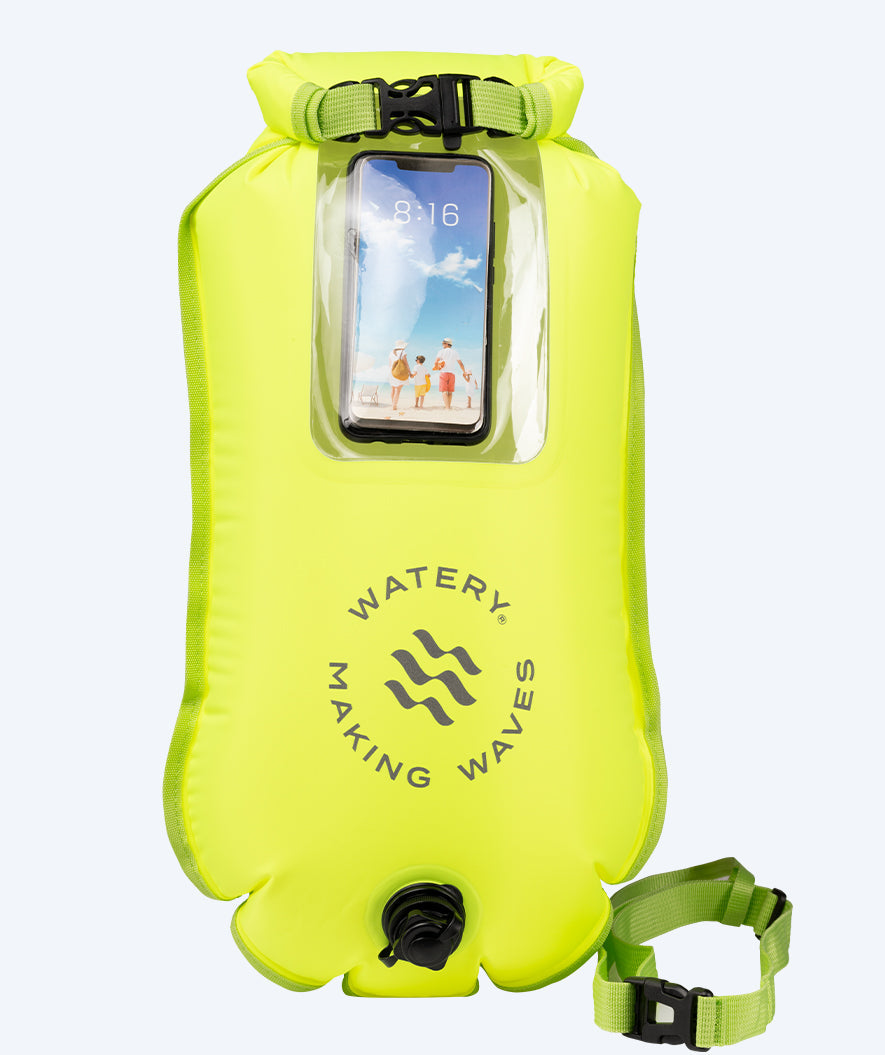 Watery simväska för simning - Window 28L - Fluo Gul