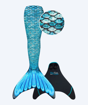 Fin Fun sjöjungfrufena för vuxna (set) - Tidal Teal