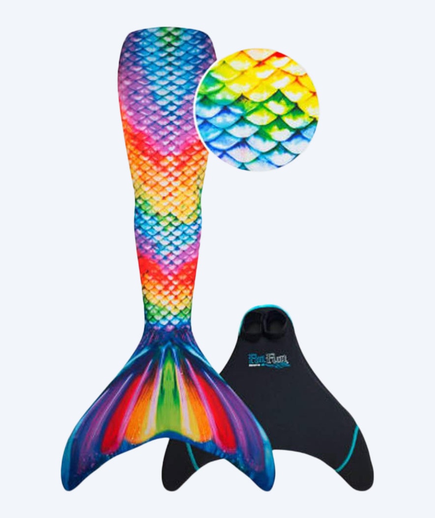 Fin Fun sjöjungfrufena för vuxna (set) - Rainbow Reef