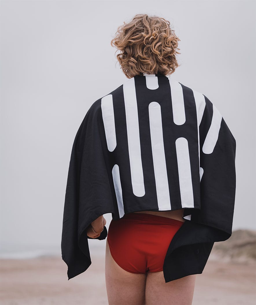 Watery trekantiga badbyxor för herr - Budgie Eco - Cherry Red