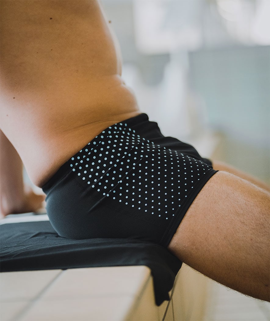 Watery aquashorts för herr - Flaming Vegas Eco - Blue Sporty