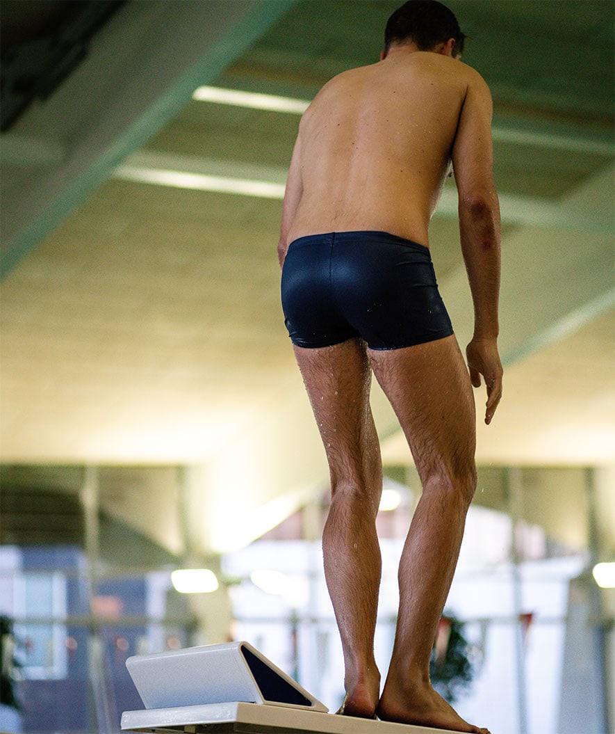 Watery aquashorts för herr - Flaming Vegas Eco - Mörkblå