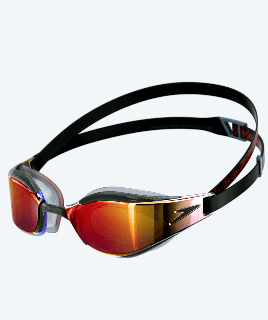 Speedo Elite simglasögon - Fastskin Hyper Elite Mirror - Svart/guld