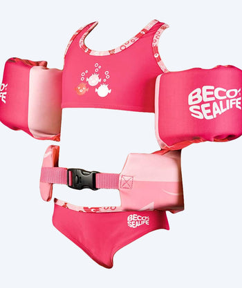 Beco flyt-set (bälte + armringar) för barn – Sealife Set (2–6 år) – Rosa