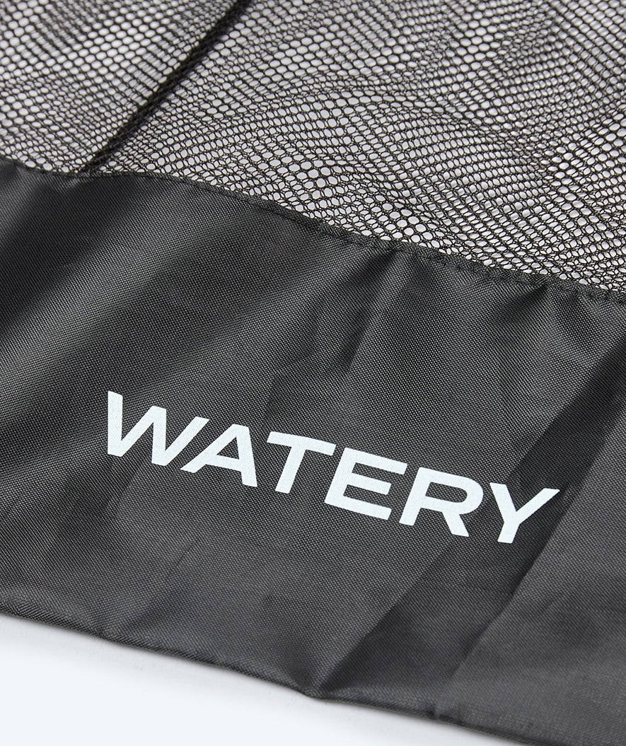 Watery snorkel väska - 3-Set Mesh - Svart