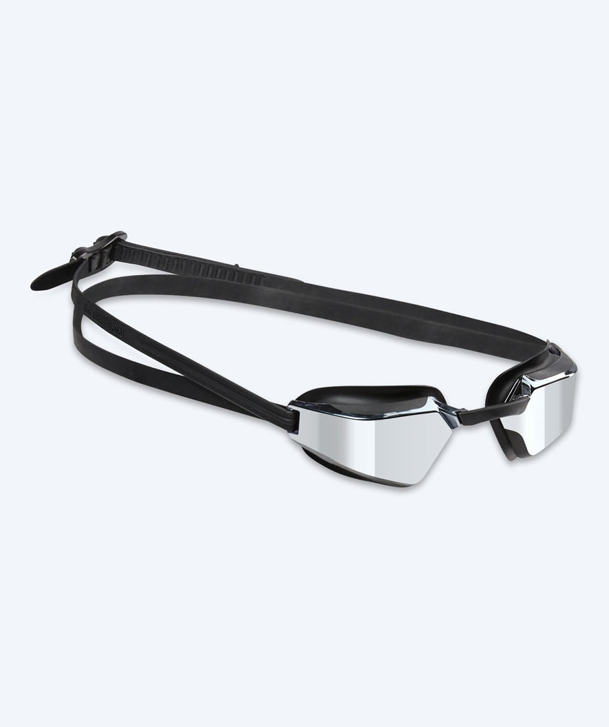 Watery motionärssimglasögon - Brooks Mirror - Svart/silver