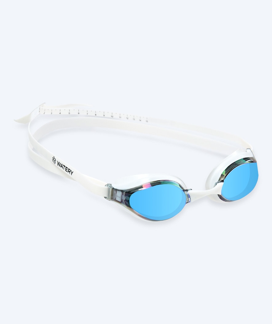 Watery simglasögon tävling - Poseidon Mirror - Vit/blå