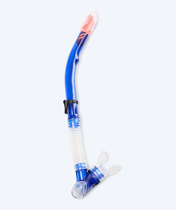 Watery semi-dry snorkel för vuxna - Hudson - Blå