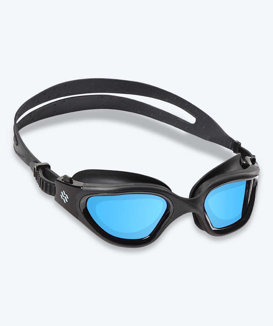 Watery motionssimglasögon - Raven Mirror - Svart/blå